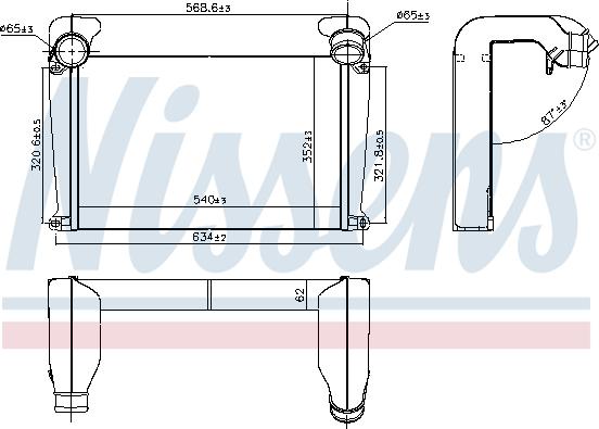 Nissens 96986 - Intercooler autozon.pro