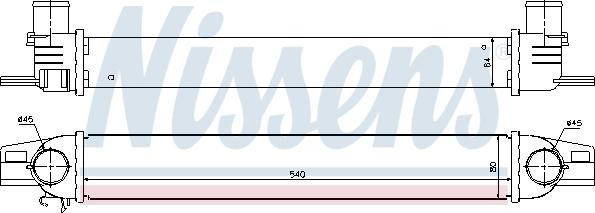 Nissens 96536 - Intercooler autozon.pro