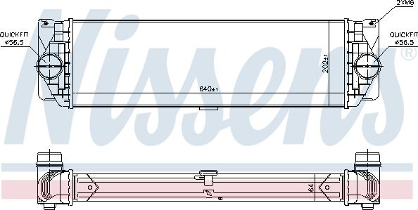 Nissens 96526 - Intercooler autozon.pro