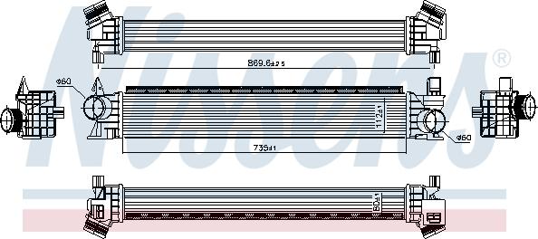 Nissens 961479 - Intercooler autozon.pro