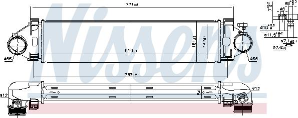 Nissens 961501 - Intercooler autozon.pro