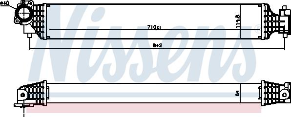 Nissens 961527 - Intercooler autozon.pro