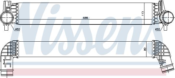 Nissens 96120 - Intercooler autozon.pro