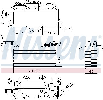 Nissens 96122 - Intercooler autozon.pro