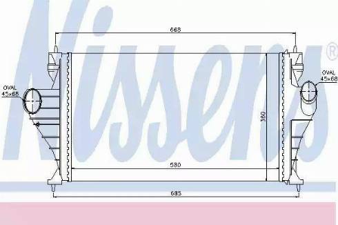 Nissens 96850 - Intercooler autozon.pro