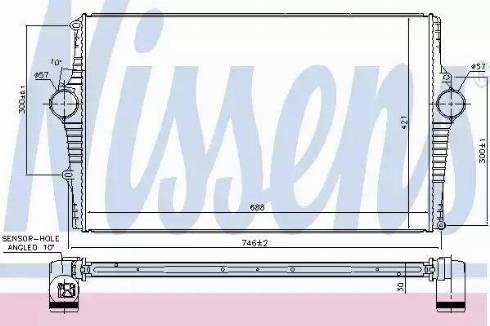 Nissens 96381 - Intercooler autozon.pro