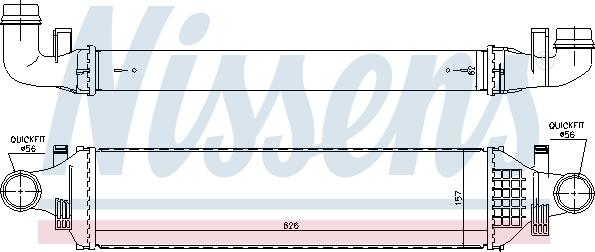 Nissens 96335 - Intercooler autozon.pro