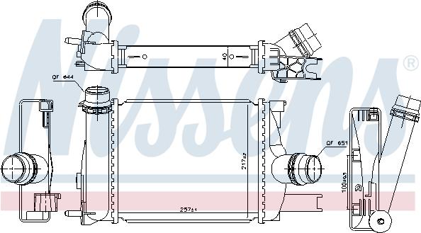 Nissens 96328 - Intercooler autozon.pro