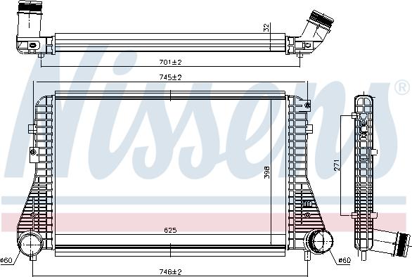 Nissens 96234 - Intercooler autozon.pro