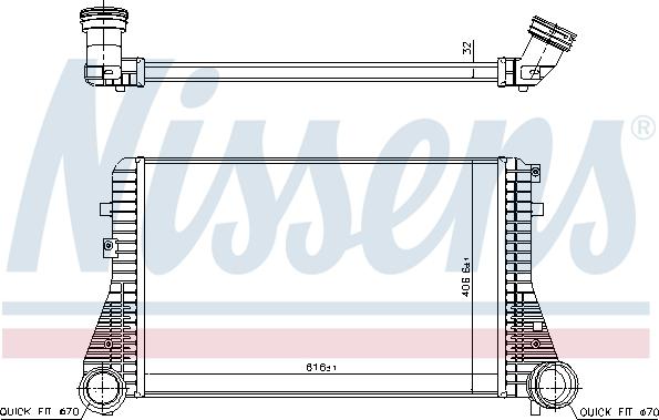 Nissens 96715 - Intercooler autozon.pro