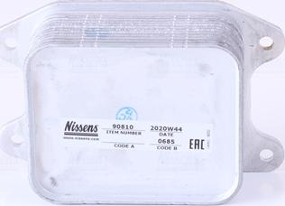 Nissens 90810 - Radiatore olio, Olio motore autozon.pro