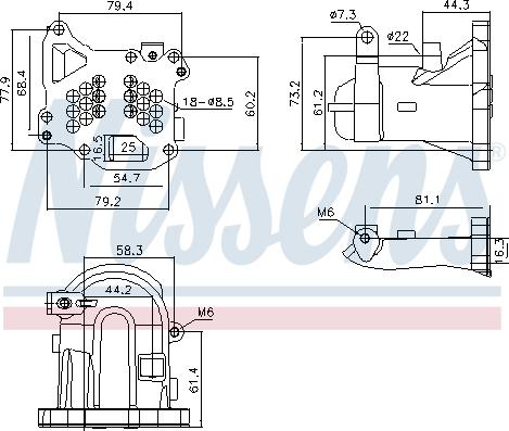 Nissens 989313 - Radiatore, Ricircolo gas scarico autozon.pro