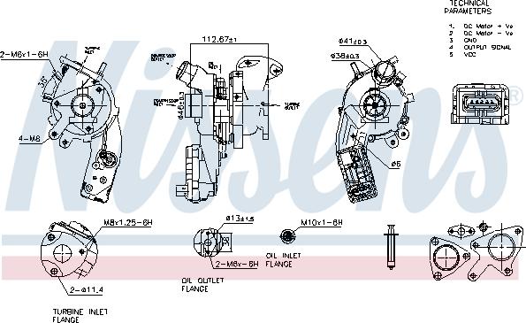 Nissens 93496 - Turbocompressore, Sovralimentazione autozon.pro