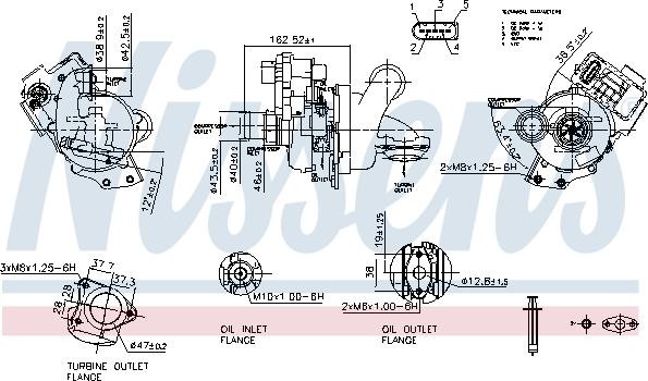 Nissens 93463 - Turbocompressore, Sovralimentazione autozon.pro