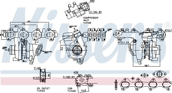 Nissens 93487 - Turbocompressore, Sovralimentazione autozon.pro