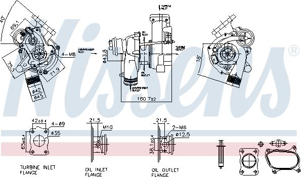 Nissens 93475 - Turbocompressore, Sovralimentazione autozon.pro