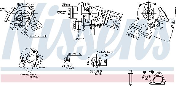 Nissens 93527 - Turbocompressore, Sovralimentazione autozon.pro