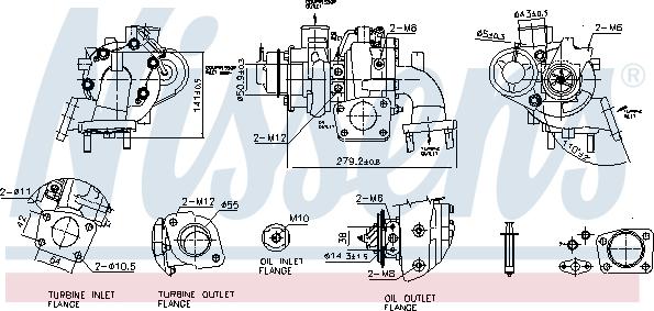 Nissens 93642 - Turbocompressore, Sovralimentazione autozon.pro