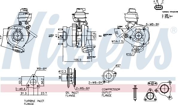 Nissens 93630 - Turbocompressore, Sovralimentazione autozon.pro