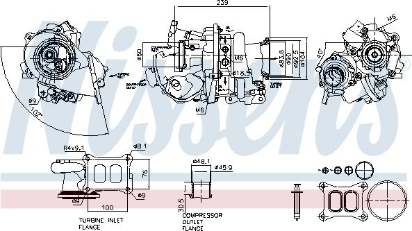 Nissens 93631 - Turbocompressore, Sovralimentazione autozon.pro