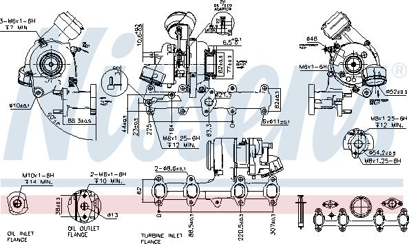 Nissens 93099 - Turbocompressore, Sovralimentazione autozon.pro