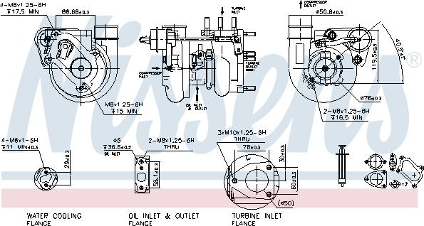 Nissens 93066 - Turbocompressore, Sovralimentazione autozon.pro