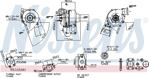 Nissens 93037 - Turbocompressore, Sovralimentazione autozon.pro