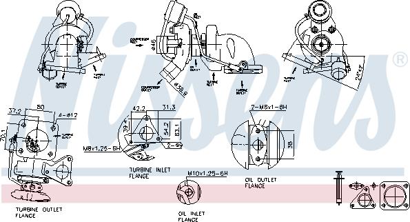 Nissens 93075 - Turbocompressore, Sovralimentazione autozon.pro