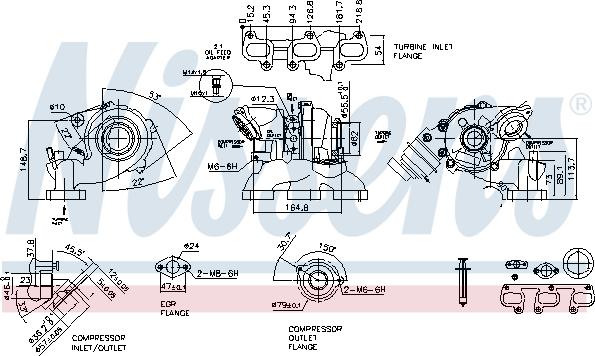 Nissens 93071 - Turbocompressore, Sovralimentazione autozon.pro