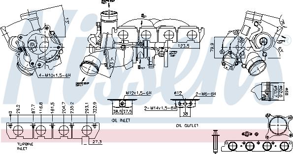 Nissens 93196 - Turbocompressore, Sovralimentazione autozon.pro