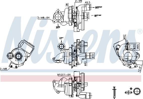 Nissens 93119 - Turbocompressore, Sovralimentazione autozon.pro