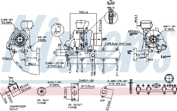 Nissens 93181 - Turbocompressore, Sovralimentazione autozon.pro