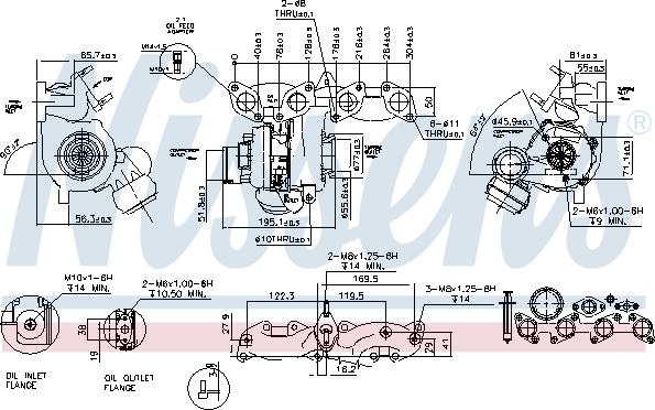 Nissens 93135 - Turbocompressore, Sovralimentazione autozon.pro