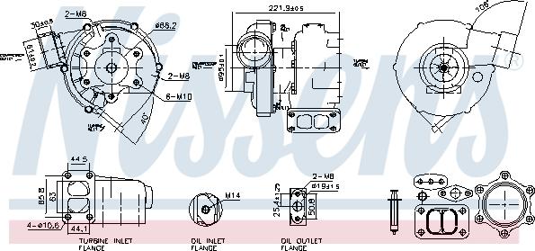 Nissens 93872 - Turbocompressore, Sovralimentazione autozon.pro