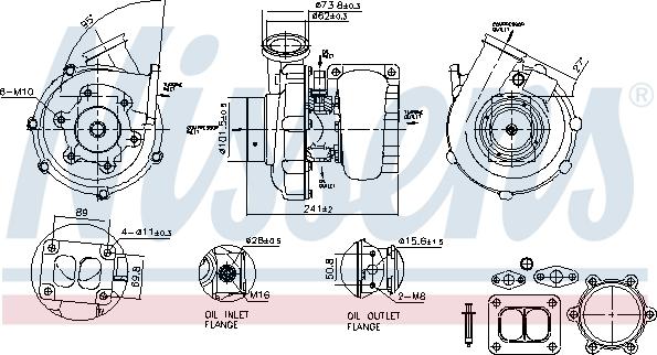 Nissens 93337 - Turbocompressore, Sovralimentazione autozon.pro