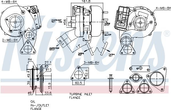 Nissens 93329 - Turbocompressore, Sovralimentazione autozon.pro