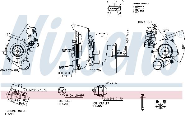 Nissens 93328 - Turbocompressore, Sovralimentazione autozon.pro