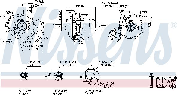 Nissens 93245 - Turbocompressore, Sovralimentazione autozon.pro