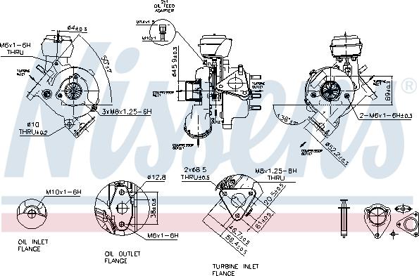 Nissens 93200 - Turbocompressore, Sovralimentazione autozon.pro