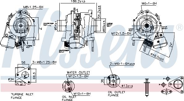 Nissens 93270 - Turbocompressore, Sovralimentazione autozon.pro