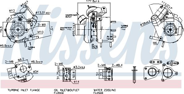 Nissens 93796 - Turbocompressore, Sovralimentazione autozon.pro