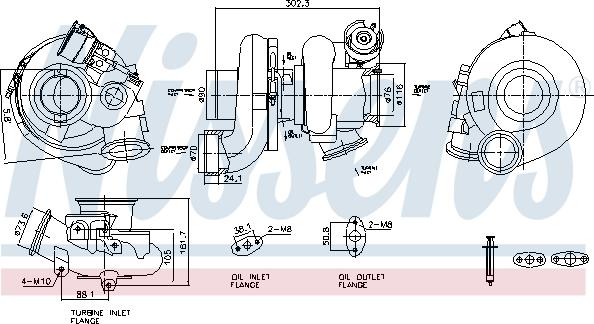 Nissens 93787 - Turbocompressore, Sovralimentazione autozon.pro