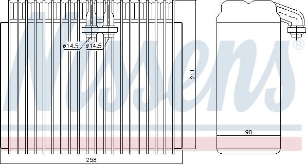 Nissens 92171 - Evaporatore, Climatizzatore autozon.pro