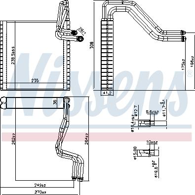 Nissens 92372 - Evaporatore, Climatizzatore autozon.pro