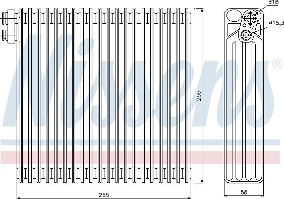 Nissens 92213 - Evaporatore, Climatizzatore autozon.pro