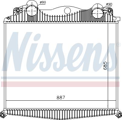 Nissens 97015 - Intercooler autozon.pro