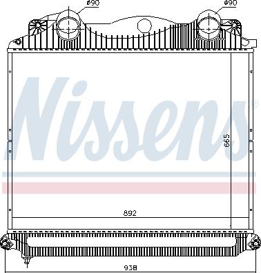 Nissens 97034 - Intercooler autozon.pro