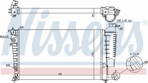 Nissens 690594 - Radiatore, Raffreddamento motore autozon.pro