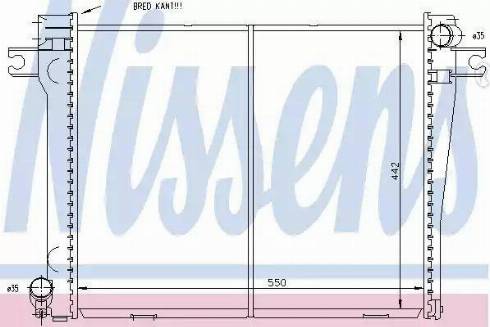 Nissens 60663 - Radiatore, Raffreddamento motore autozon.pro