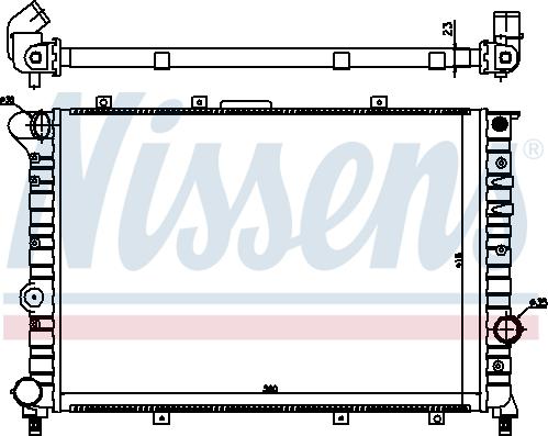 Nissens 697312 - Radiatore, Raffreddamento motore autozon.pro